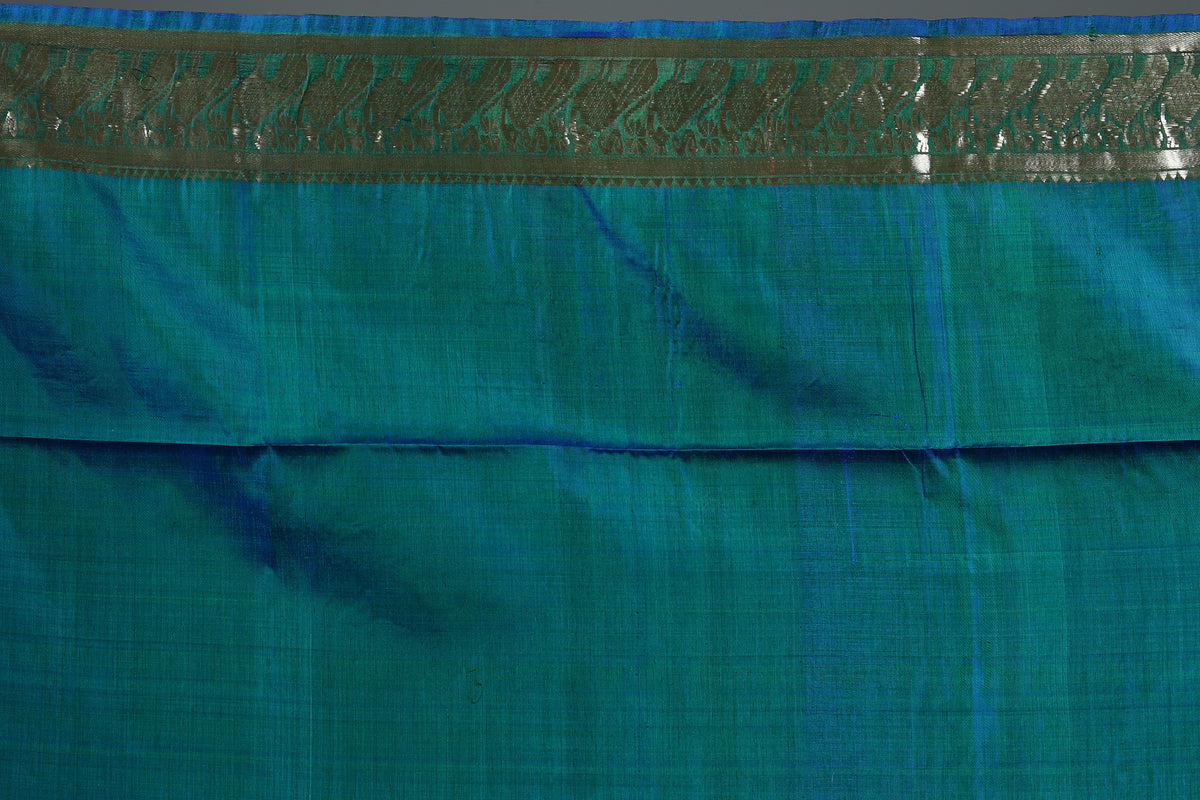 Dual Tone Purple Kalashetra Saree