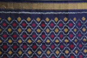 Navy Blue Pure Kanjivaram Silk Saree