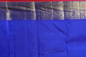 Sea Green Pure Kanjivaram Silk Saree