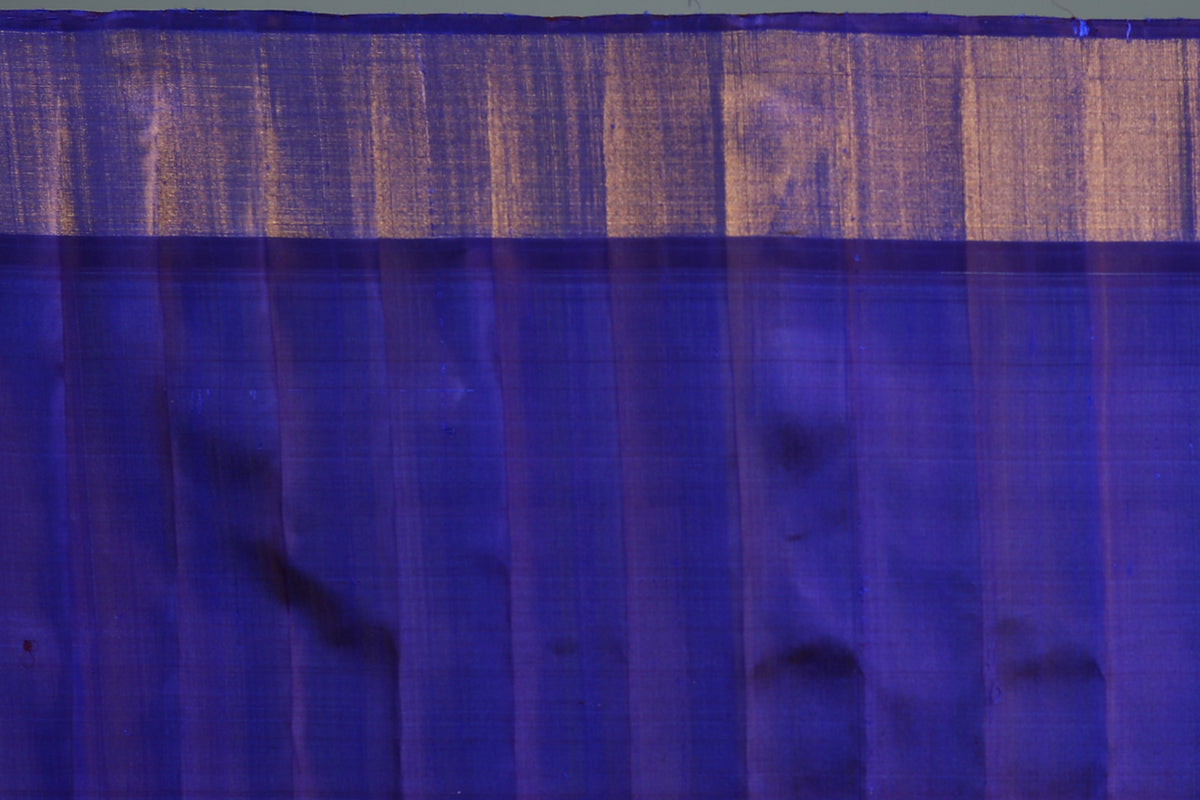 Light Blue Pure Gadwal Silk Saree