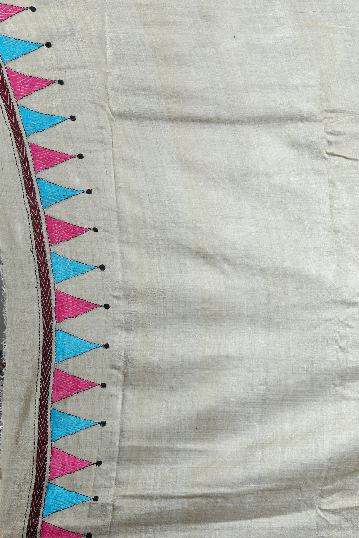 Offwhite Tussar Saree
