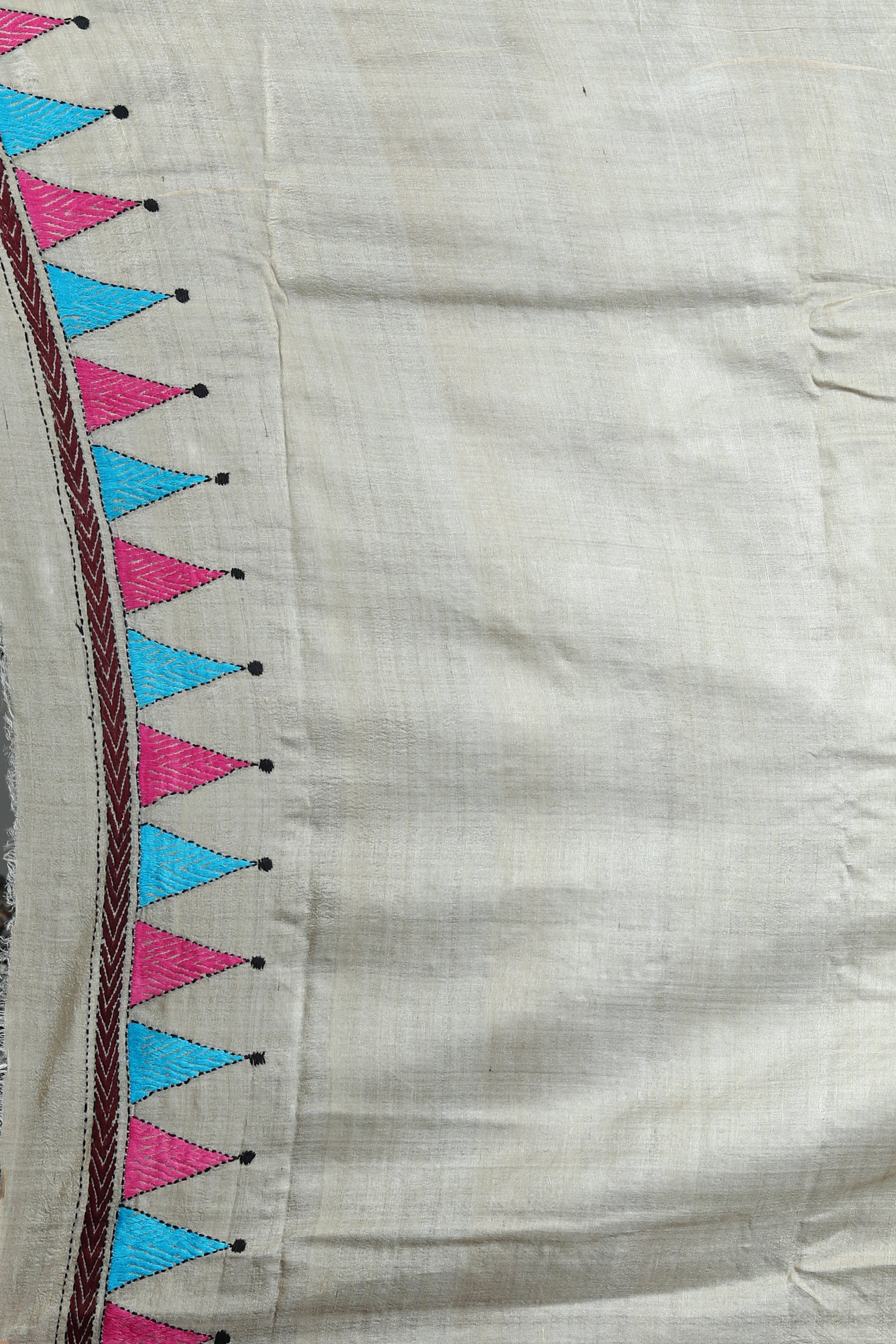 Offwhite Tussar Saree