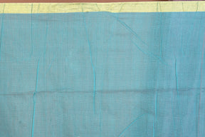 Light Blue Blended Muslin Saree with Threadwork - Keya Seth Exclusive