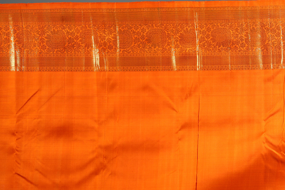 Beige Pure Kanjivaram Silk Saree