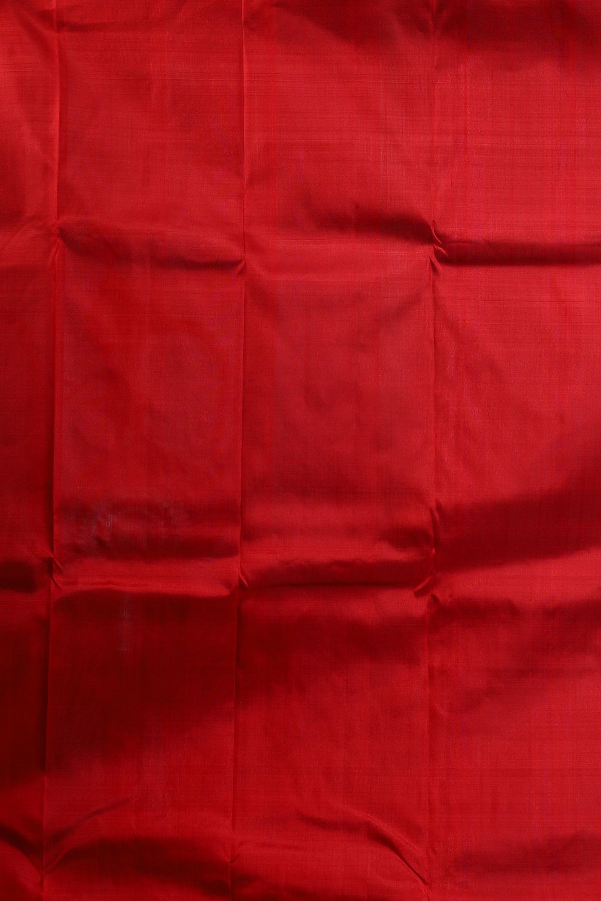 Red and White Checkered Kanjivaram Saree