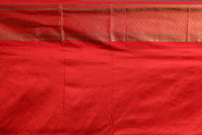 Dual Tone Olive Green Pure Katan Saree