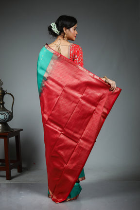 Green Pure Kanjivaram Silk Saree