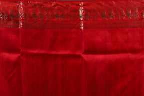 Red Pure Baluchari Saree