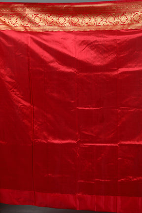 Brown Pure Tussar Banarasi Saree
