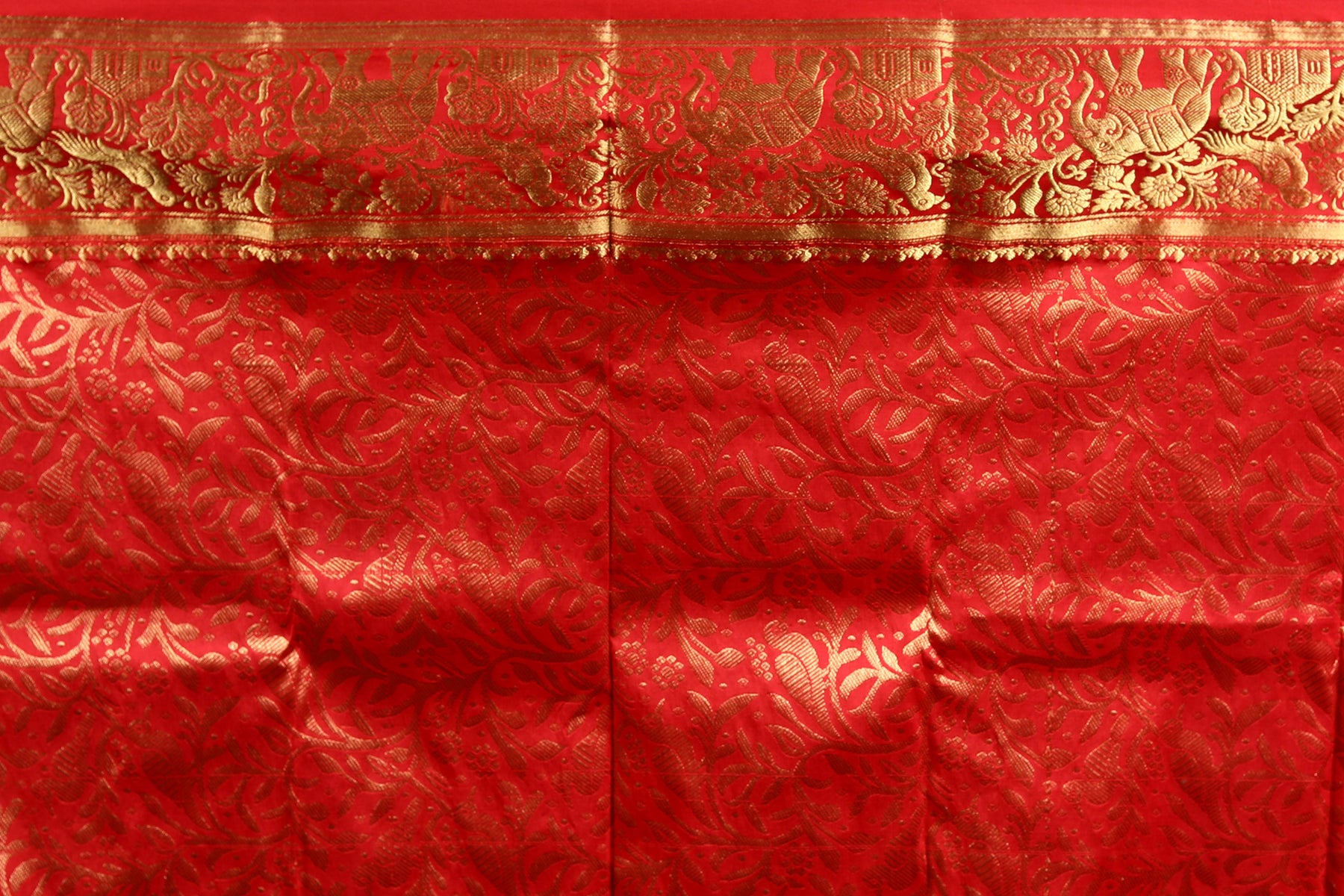 Beige Pure Kanjivaram Silk Saree