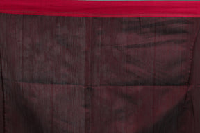 Brown Muslin Saree