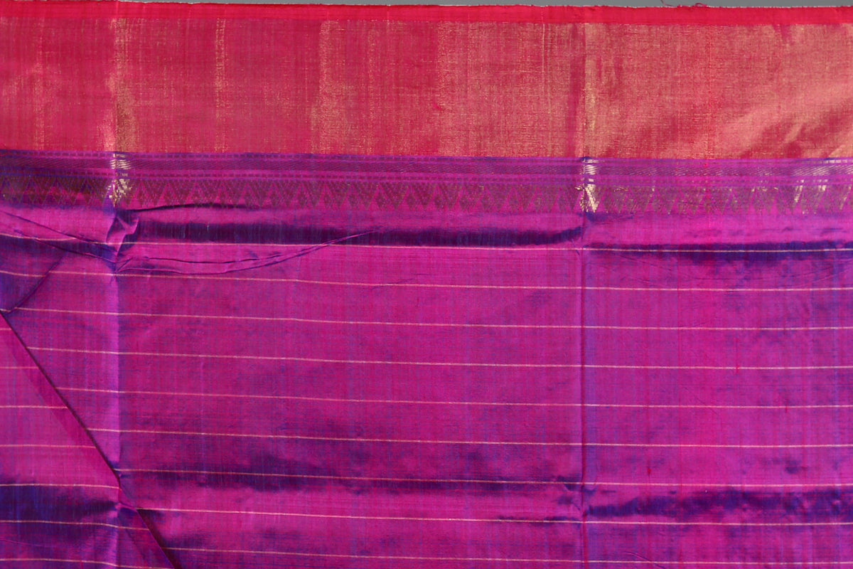 Blue Kalashetra Saree