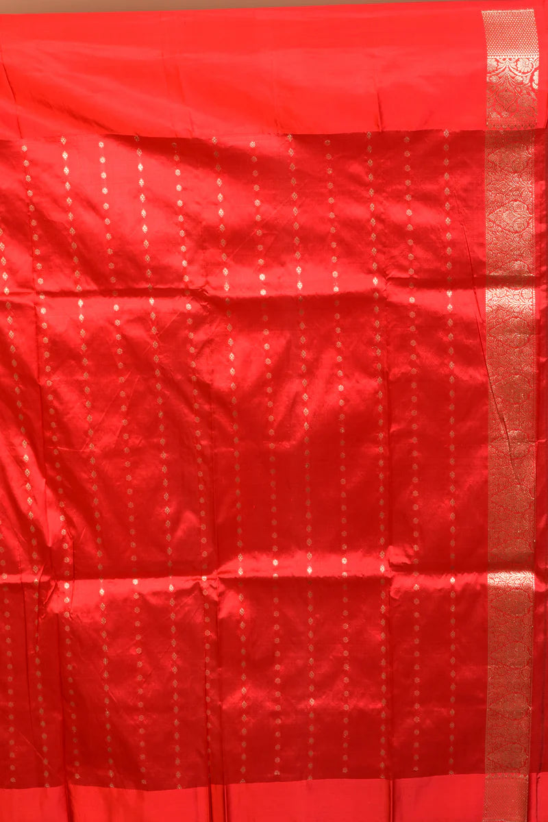 Purple Pure Katan Silk Saree with Blouse Piece - Keya Seth Exclusive