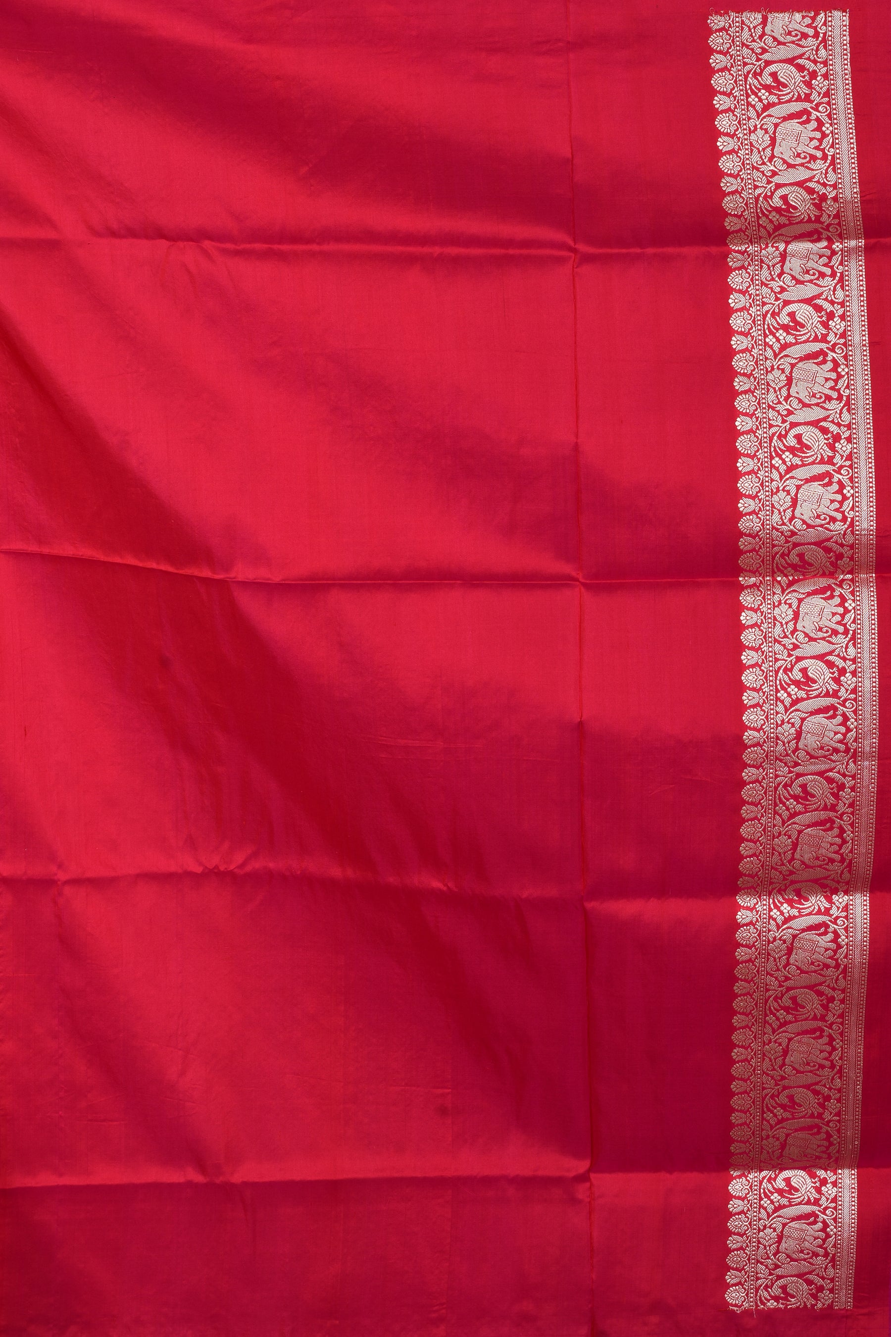 Pink Pure Katan Saree with Golden Zari - Keya Seth Exclusive