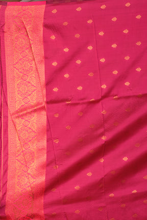Dark Green Blended Silk Saree - Keya Seth Exclusive