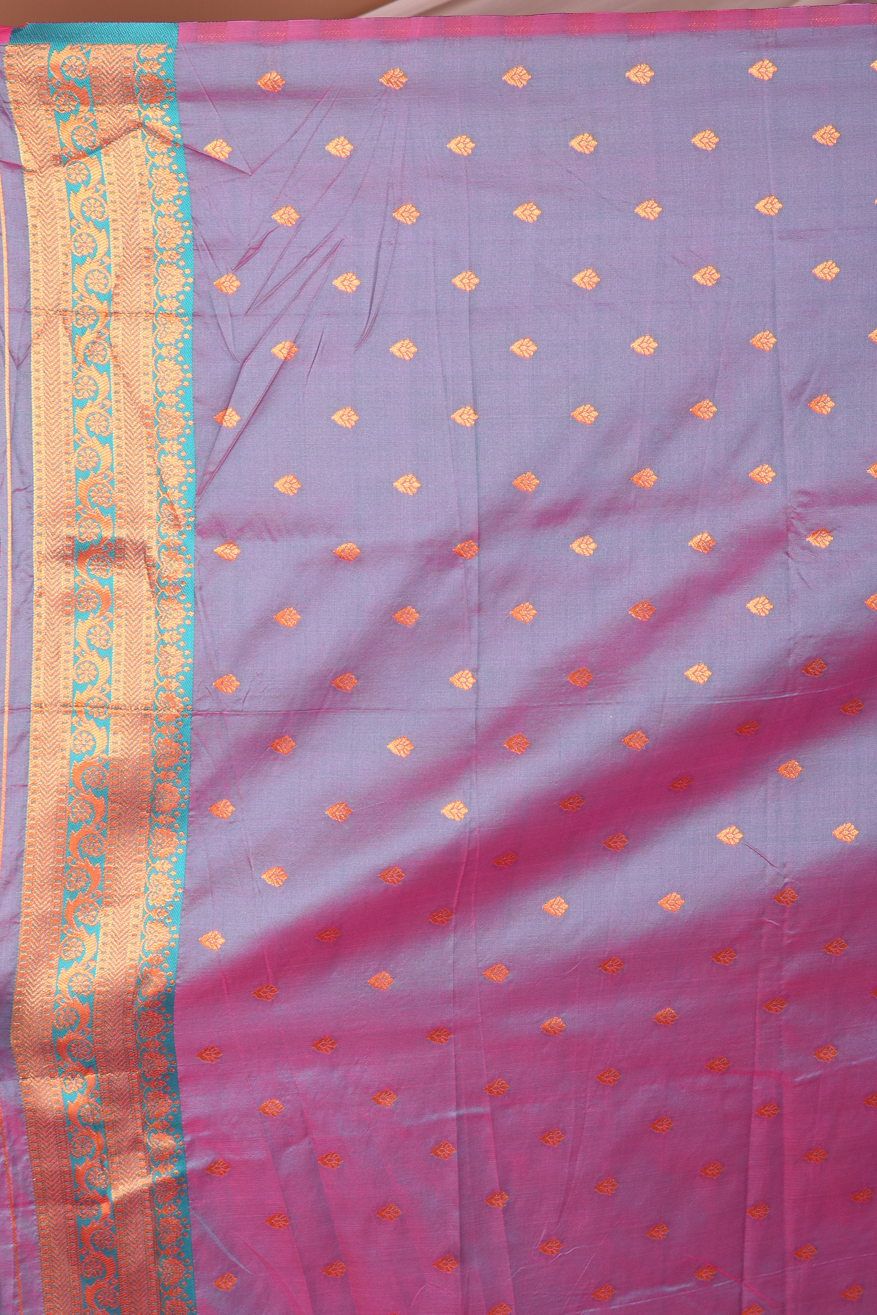 Pink Blended Silk Saree - Keya Seth Exclusive