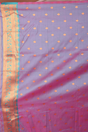 Pink Blended Silk Saree - Keya Seth Exclusive