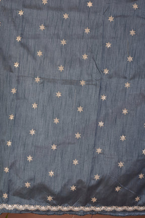 Designer Grey Blended Organza Saree - Keya Seth Exclusive