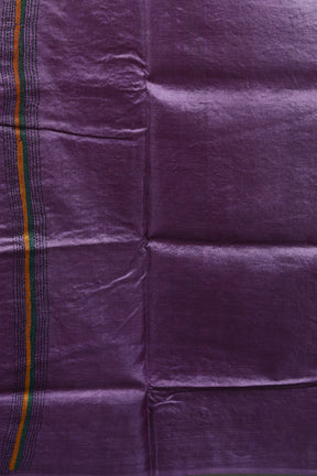 Mauve Kantha Stitch Saree