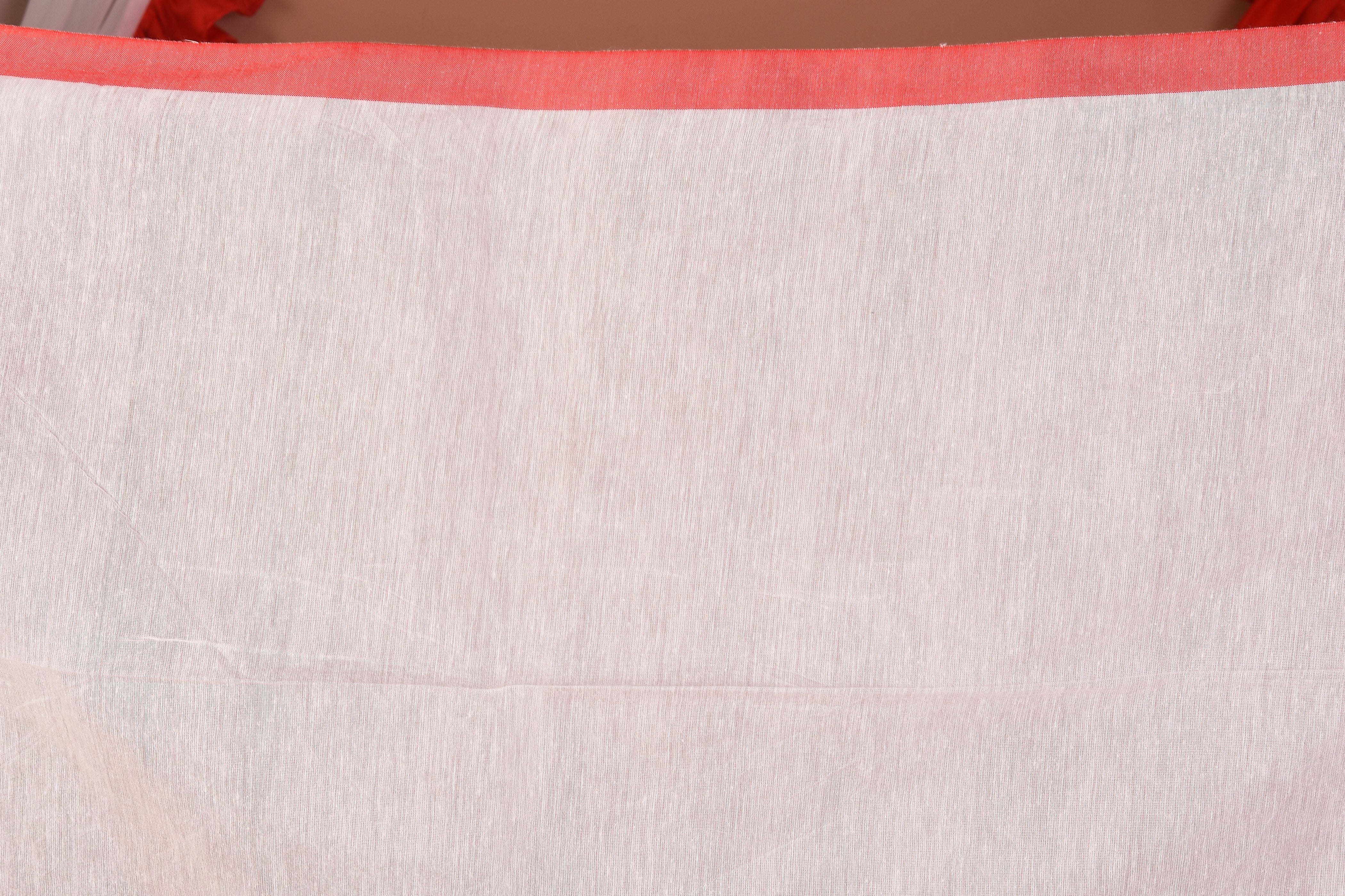 White Blended Muslin Saree - Keya Seth Exclusive