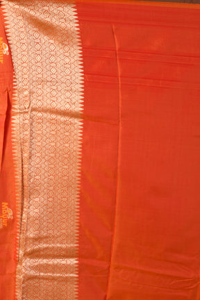 Yellow Blended Bangalore Silk Saree - Keya Seth Exclusive