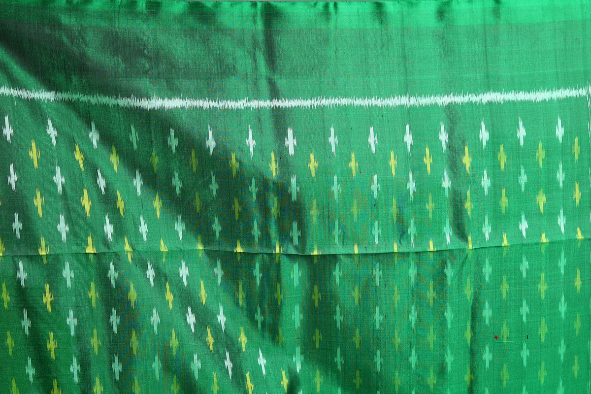 Maroon Pure Ikkat Saree