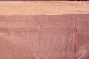 Rust Blended Tissue Saree with Golden Zari - Keya Seth Exclusive