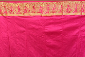 Blue Pure Kanjivaram Silk Saree with Blouse Piece - Keya Seth Exclusive