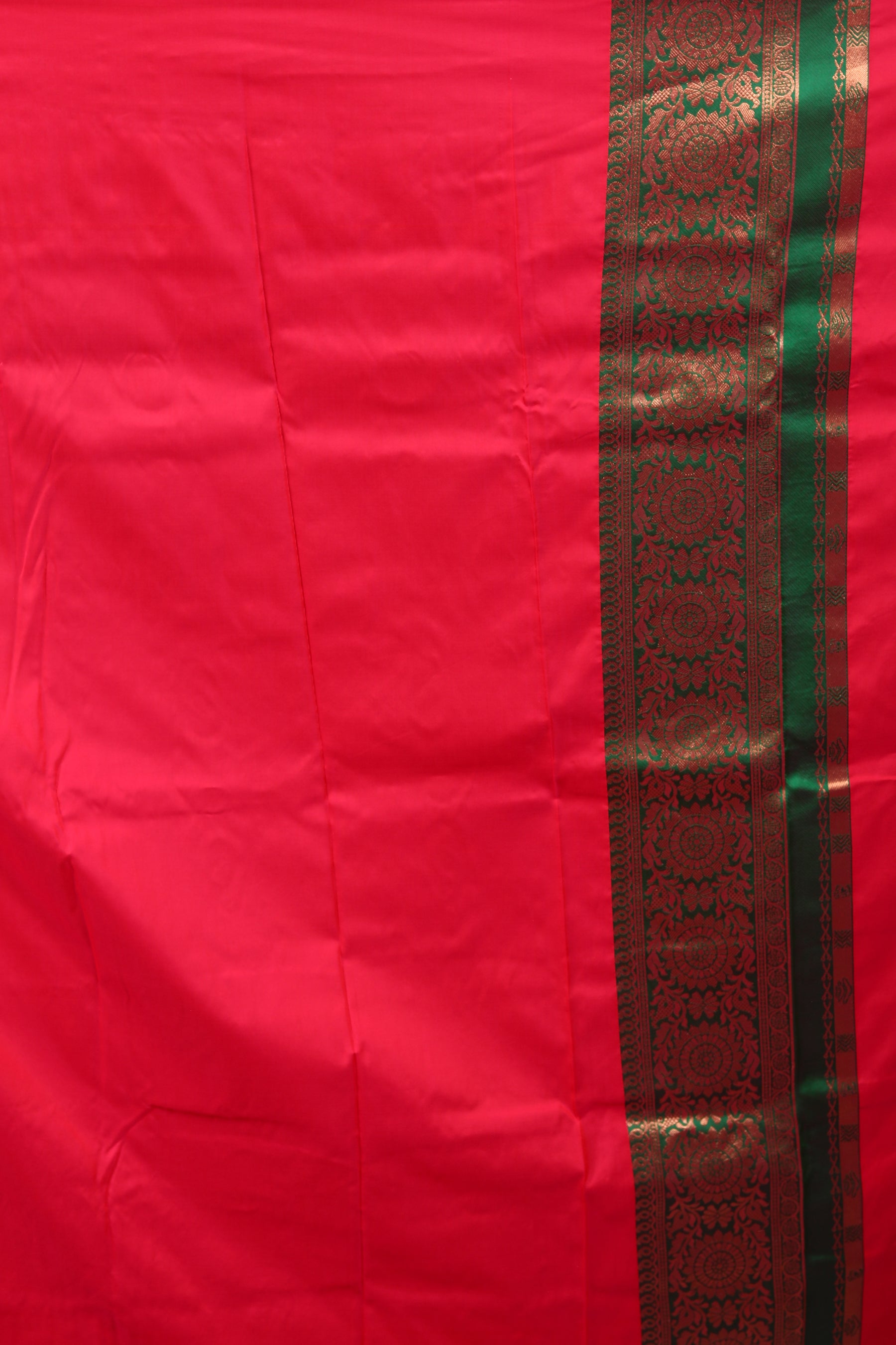 Pink Blended Mashru Silk Saree
