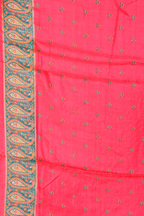 Pink Blended Printed Silk Saree - Keya Seth Exclusive