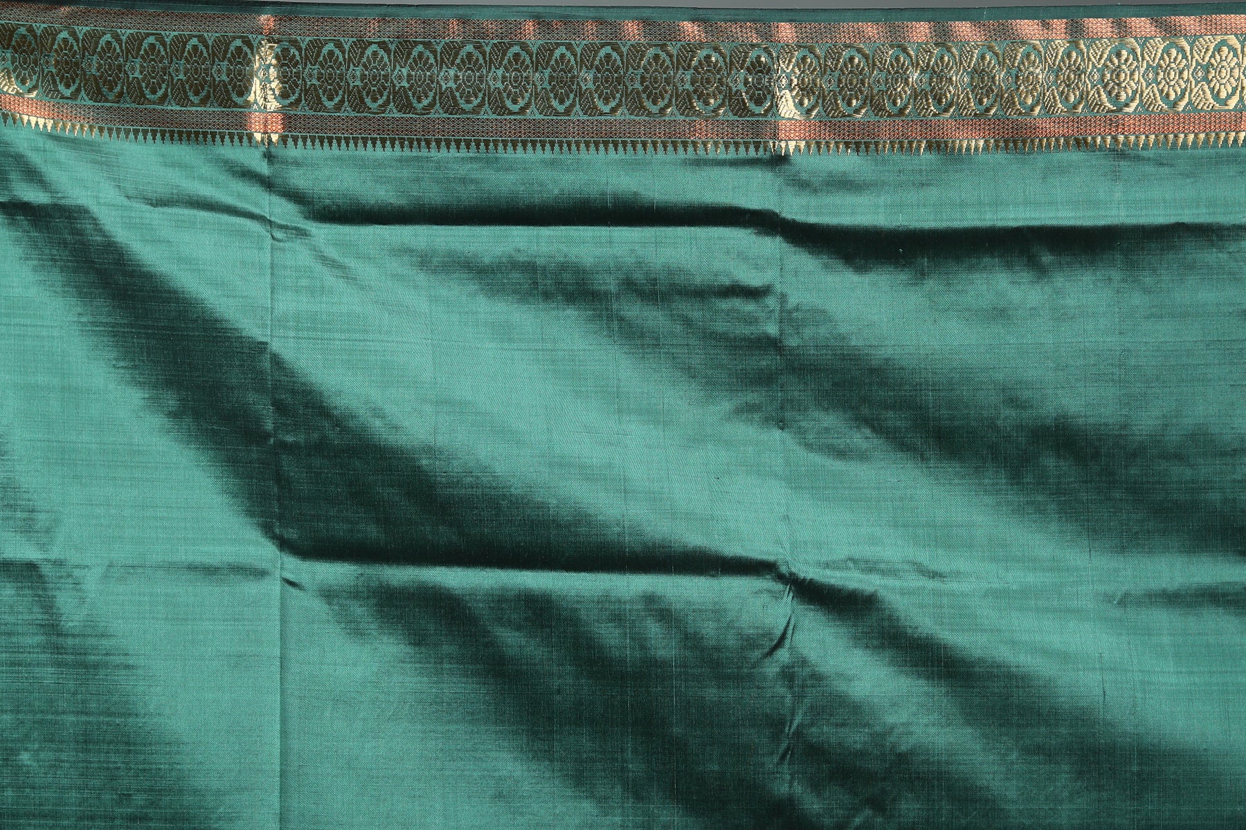 Green Gadwal Saree