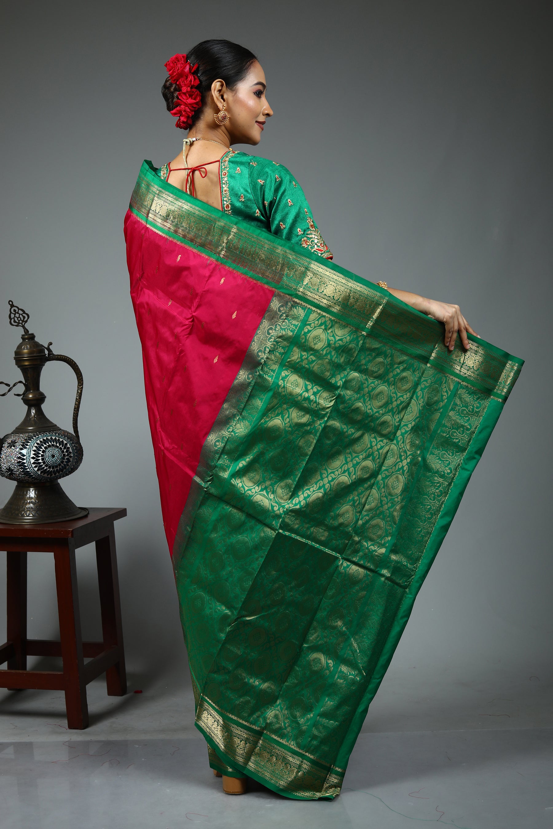 Red Pure Kanjivaram Saree