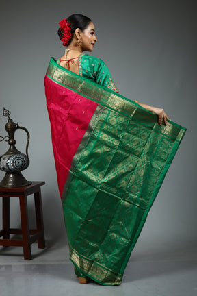 Red Pure Kanjivaram Saree
