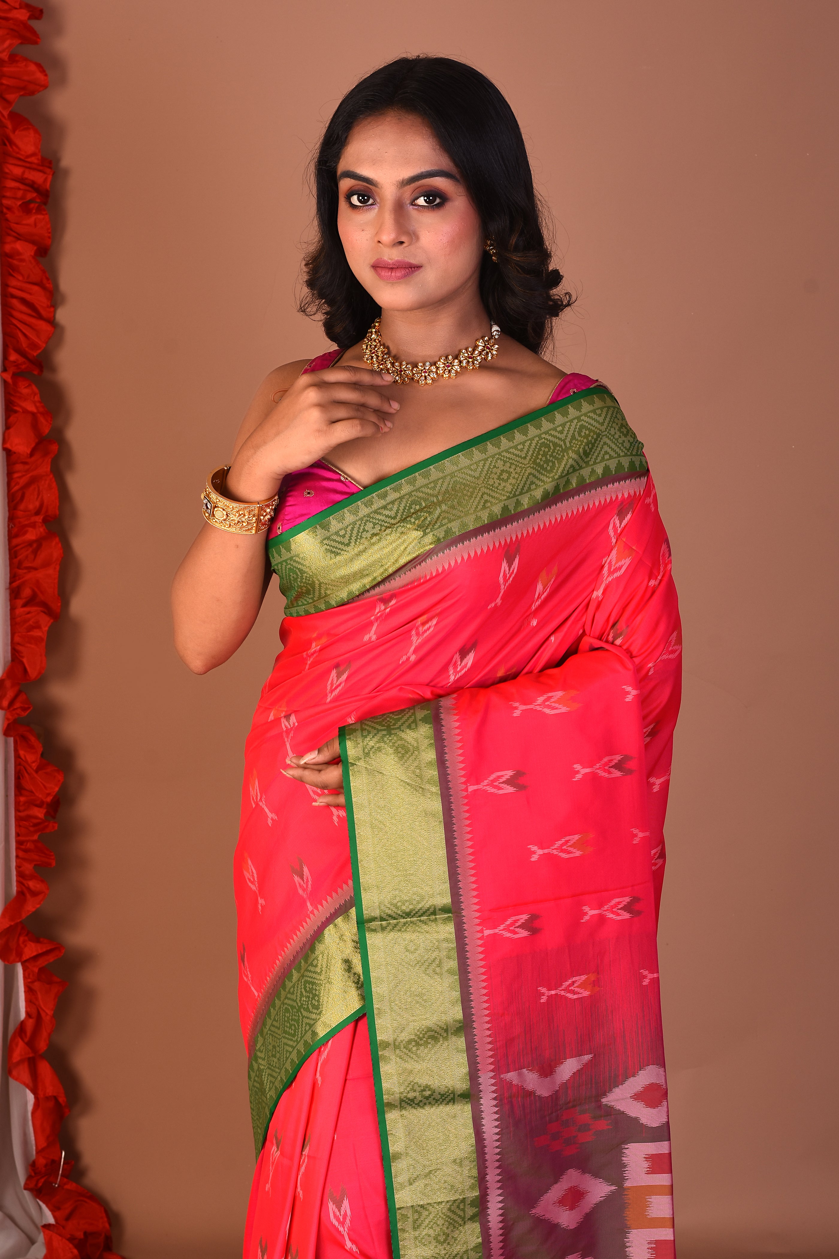 Rani Blended Bangalore Silk Saree - Keya Seth Exclusive