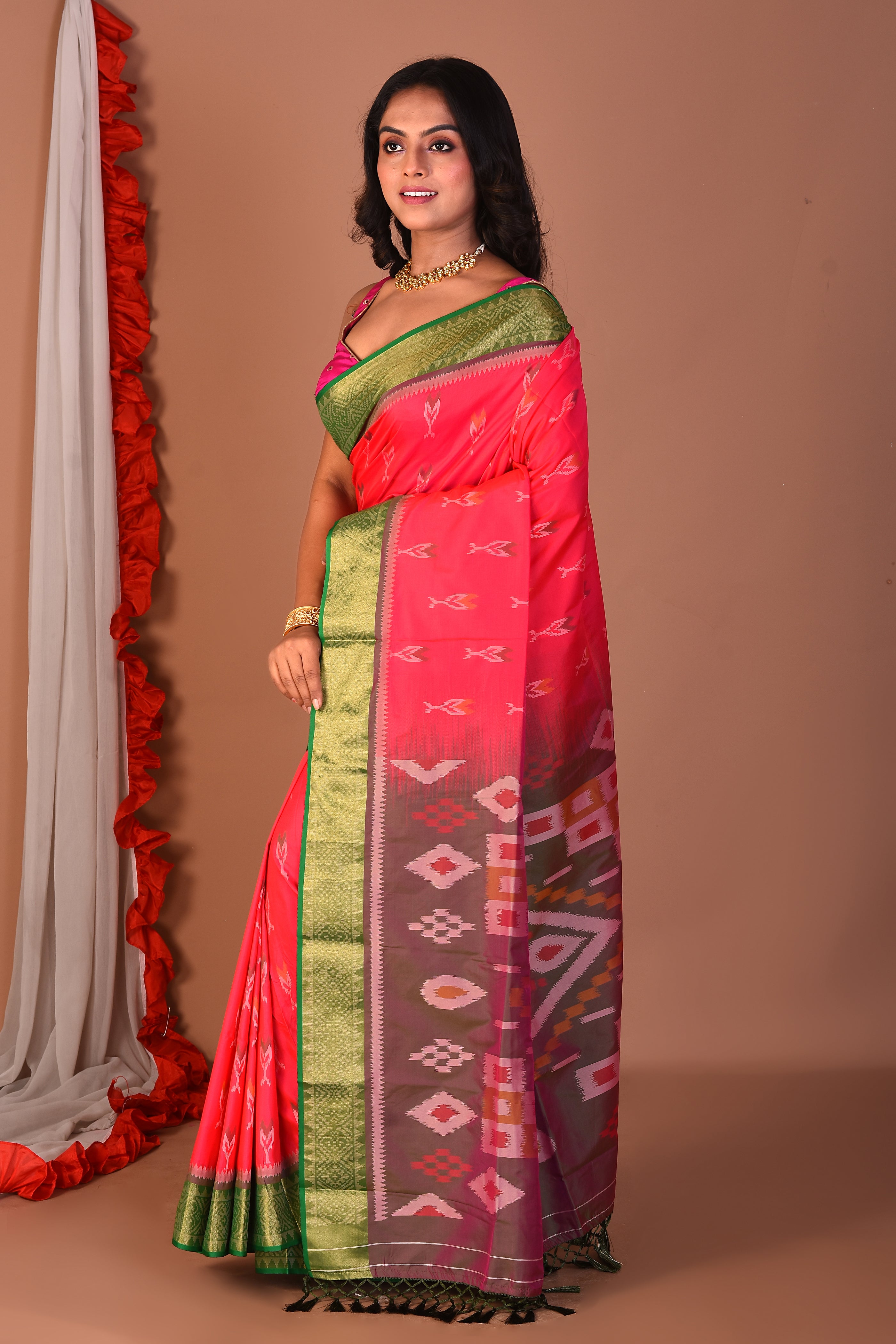 Rani Blended Bangalore Silk Saree - Keya Seth Exclusive