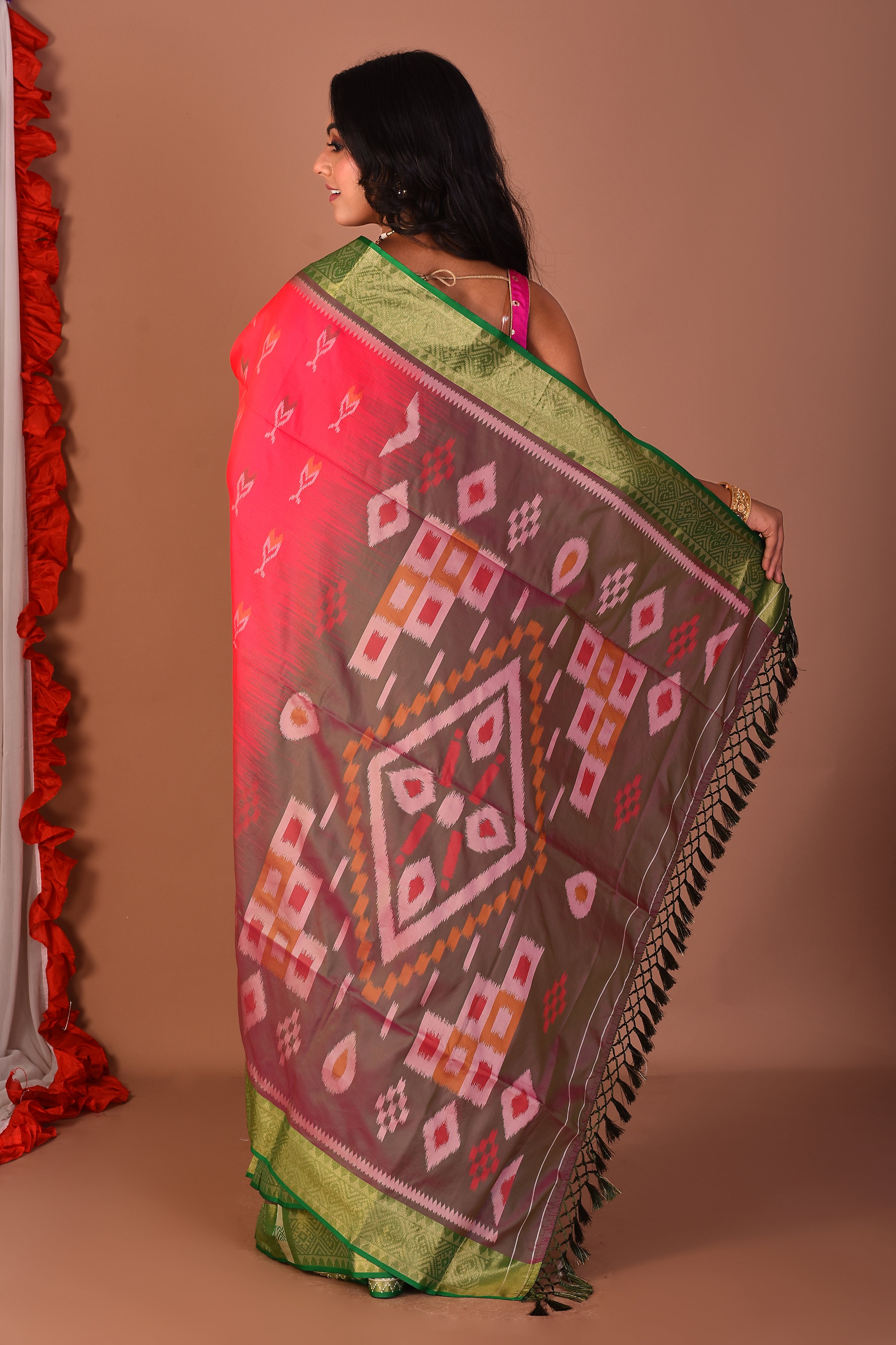 Rani Blended Bangalore Silk Saree - Keya Seth Exclusive