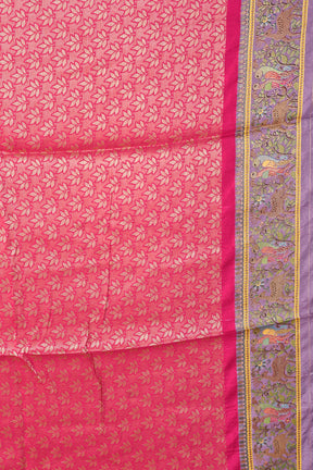 Lavender Blended Printed Silk Saree - Keya Seth Exclusive