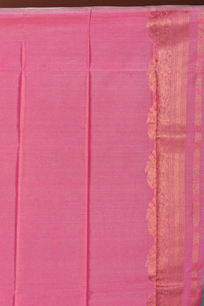 Sea Green Blended Tissue Saree - Keya Seth Exclusive