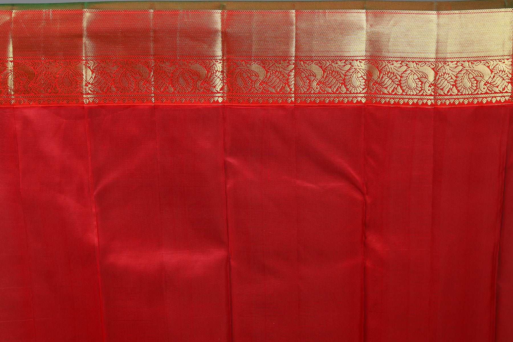 Grey Dual Tone Pure Kanjivaram Saree