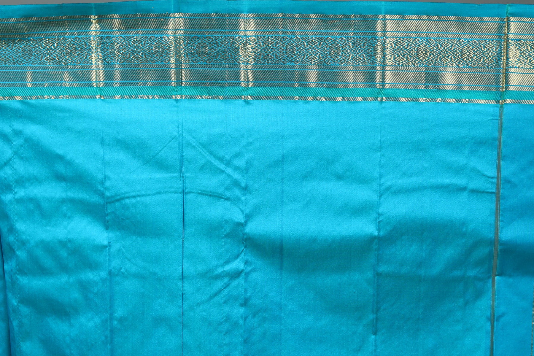 Blue Pure Kanjivaram Silk Saree