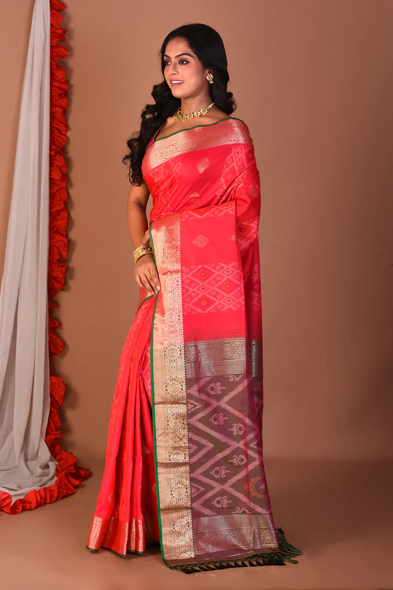 Rani Blended Bangalore Silk Saree - Keya Seth Exclusive