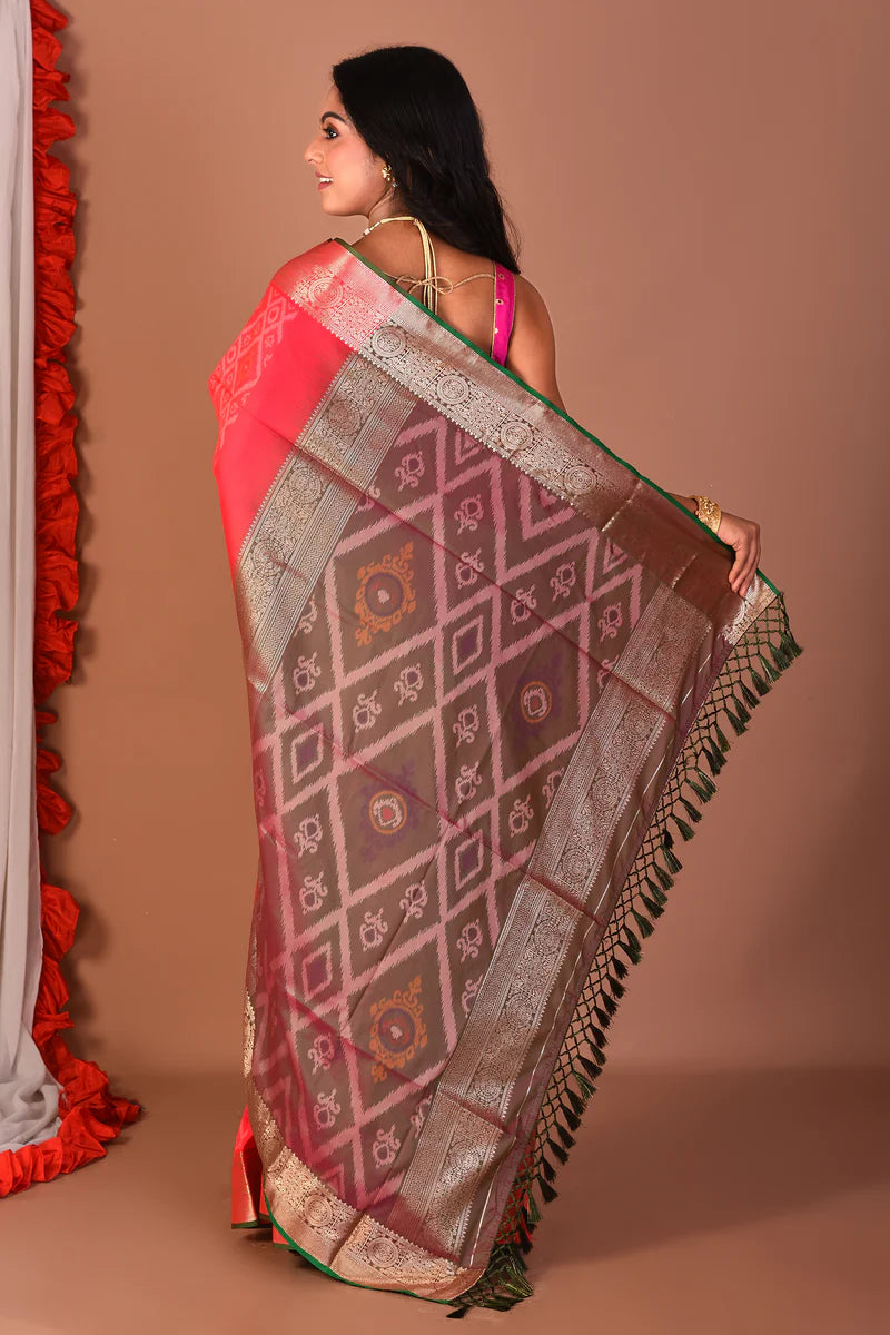 Rani Blended Bangalore Silk Saree - Keya Seth Exclusive