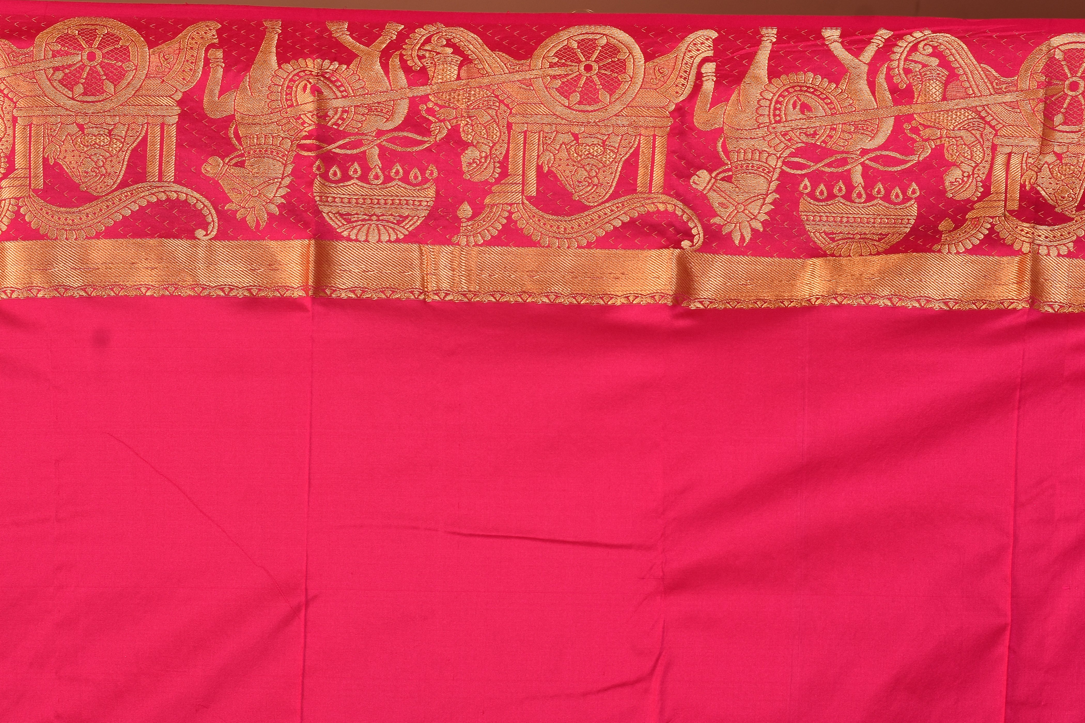 Orange Pure Kanjivaram Silk Saree - Keya Seth Exclusive