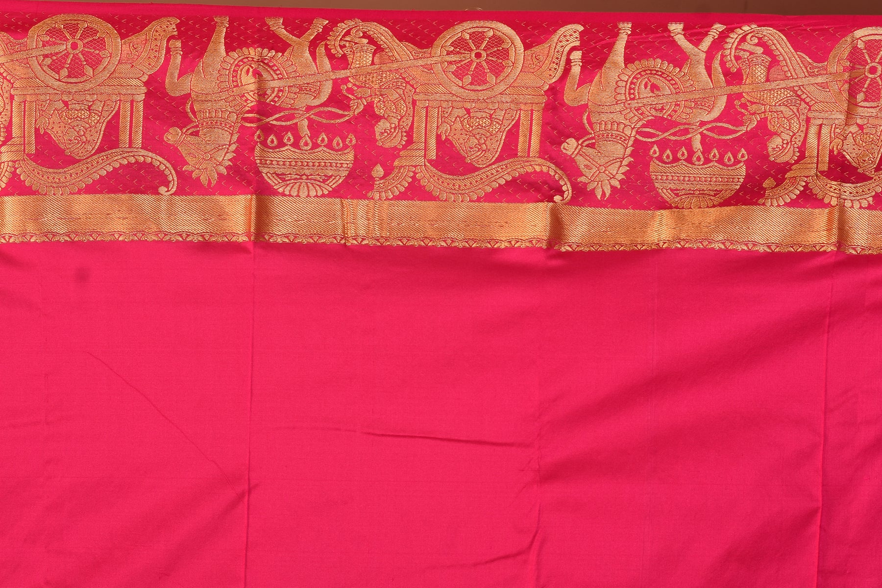 Orange Pure Kanjivaram Silk Saree - Keya Seth Exclusive