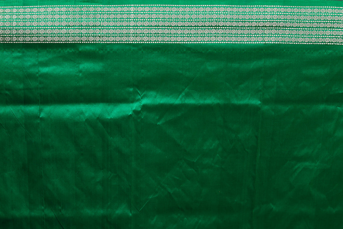 Mustard Pure Bomkai Saree
