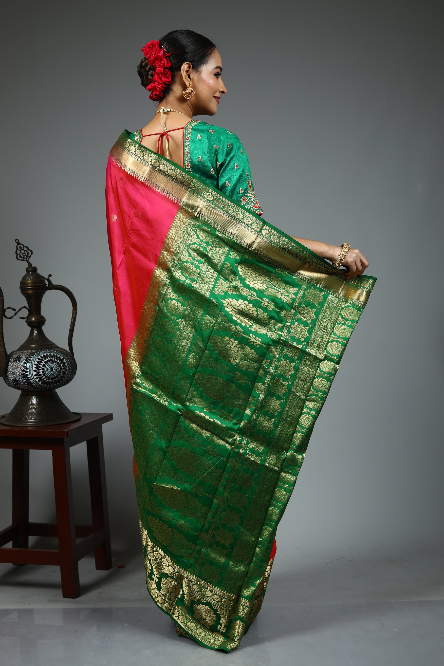 Red Kanjivaram Silk Saree