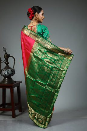 Red Kanjivaram Silk Saree