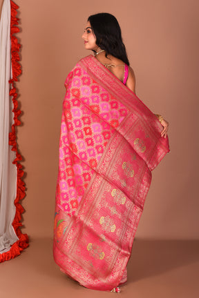 Rani Blended Printed Silk Saree - Keya Seth Exclusive