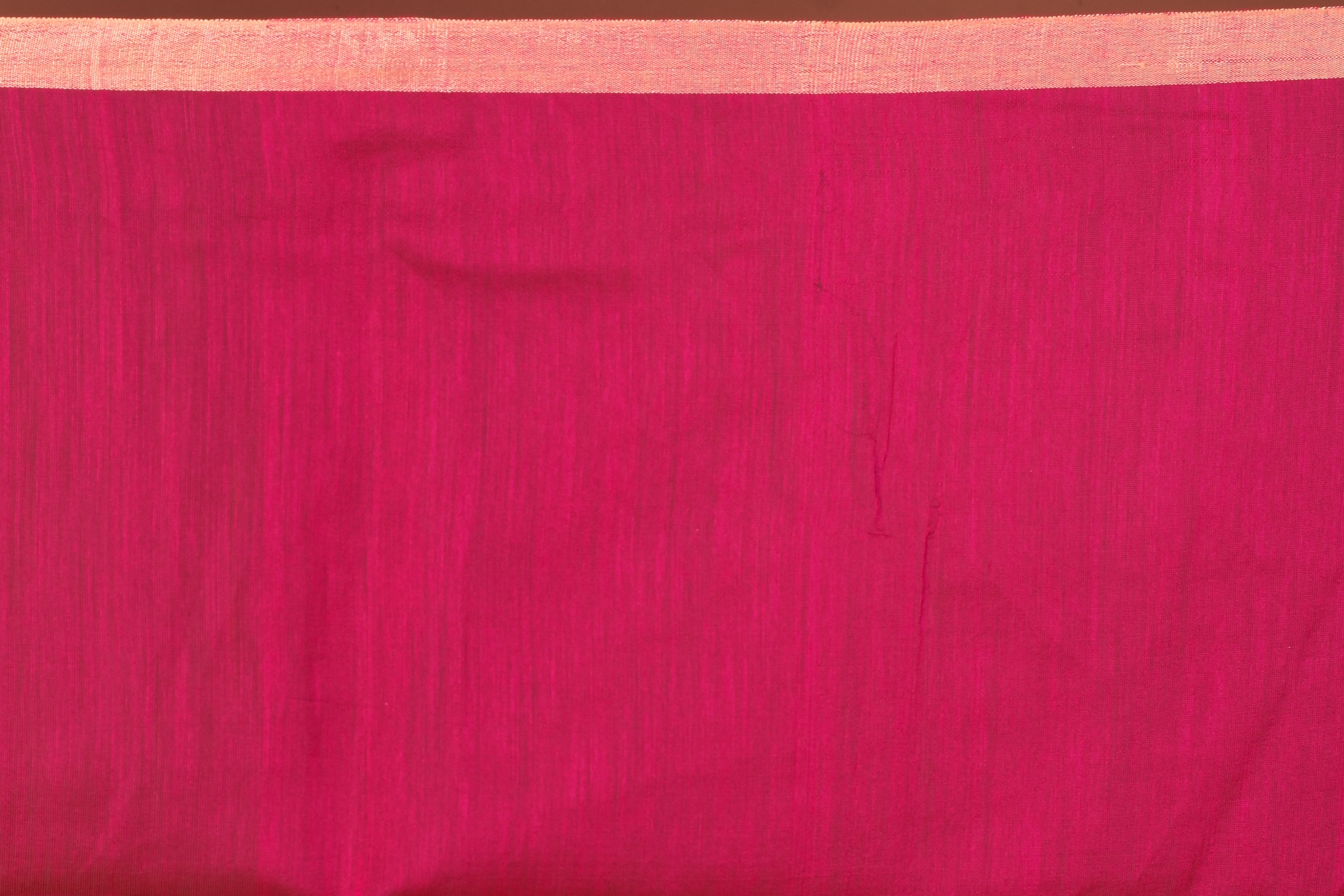 Rani Blended Linen Handloom Saree - Keya Seth Exclusive