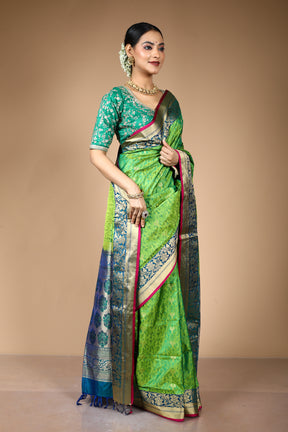 Green Pure Aarni Silk Saree